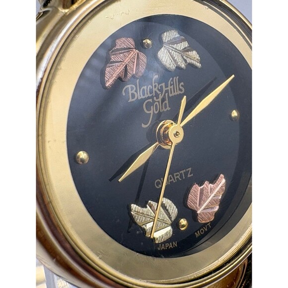 Accessories - Vintage Black Hills Gold Ladies Watch - 12k Solid Gold Leaves (approx 0.4grams)